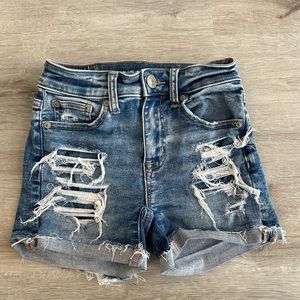american eagle denim shorts